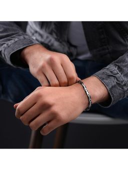 Police - Spire Ss Black Link Slim Bracelet - PEAGB0039201