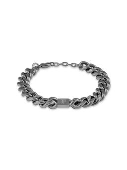Police - Interstellar Gunmetal Curb Chain Bracelet - PEAGB0077903