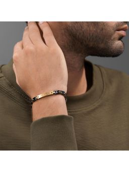 Police - Ceramica I Gold Plate Chain Bracelet - PEAGB0078602