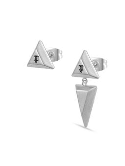 Police - Prism Mismatch Drop And Stud Earrings - PEAGE0080101