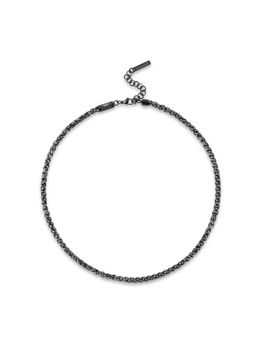 Police - Temptation Ii Gunmetal Chain Necklace - PEAGN0010703