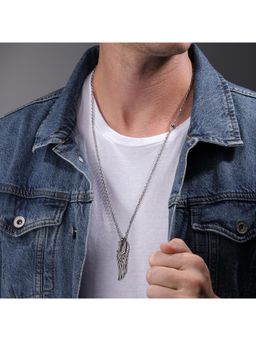 Police - P-Wing Ss Crystal Pendant Necklace - PEAGN0036101