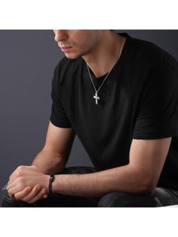 Police - Crossroads Ss Crystal Pendant Necklace - PEAGN0037701