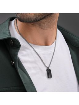 Police - Ceramica I Ss P Logo Dog Tag Necklace - PEAGN0078601