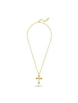 Police - Crossrange Gold Pendant Necklace - PEAGN0078902