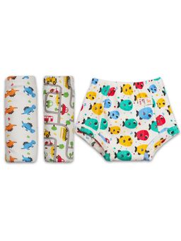 Superbottoms - Padded Underwear Star Gazer and Striking Whites (Pack of 30) (2-3 Years)