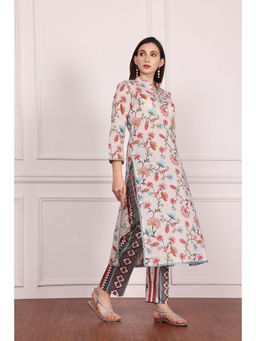 THE COTTON LAWN SHOP - Printed Unstitched Dress Material (Set of 2)