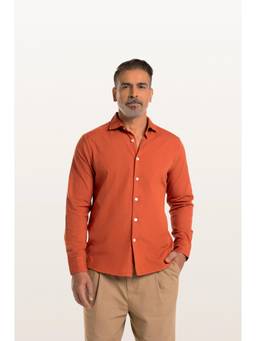 TERRA LUNA - Finn Khadi Orange Men's Shirt