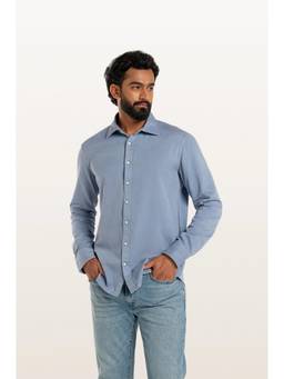 TERRA LUNA - Finn Khadi Stormy Blue Men's Shirt