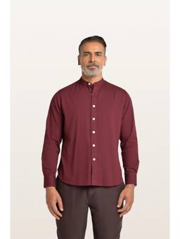 TERRA LUNA - Puck Khadi Wine Men's Shirt