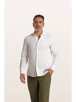 TERRA LUNA - Sloane White Men's Slim Fit Shirt