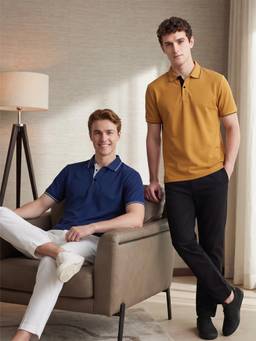 Greylongg - Multi-Colour Comfortable Men's Polo T-Shirt (Pack of 2)