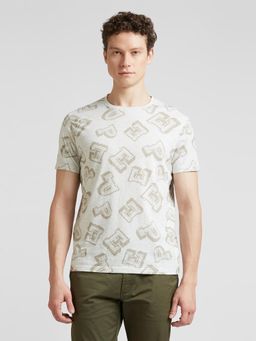 Pepe Jeans - Light Grey Typography Crew Neck Short Sleeves T-Shirt