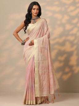 Libas - Multi Self Design Saree with Unstitched Blouse