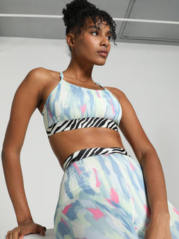Puma - MOVE ANIMAL REMIX Womens Multi-Color Sports Bra