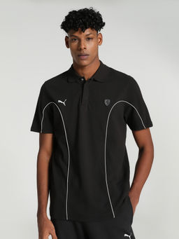 Puma - Ferrari Style Mens Black Polo T-Shirt