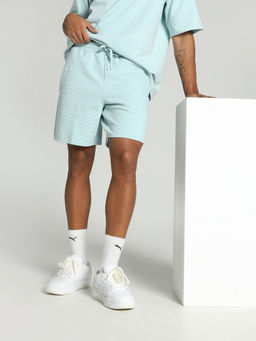 Puma - CLASSICS Waffle Mens Blue Shorts