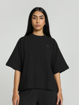 Puma - INFUSE Relaxed Womens Black T-Shirt