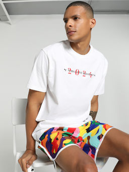 Puma - LOVE MARATHON Unisex White T-Shirt