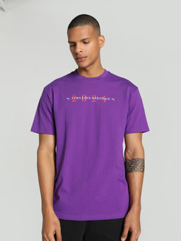 Puma - LOVE MARATHON Unisex Purple T-Shirt
