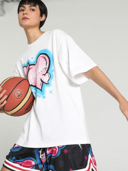 Puma - Game Love SS1 Womens White T-Shirt