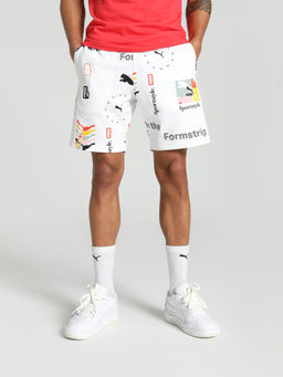 Puma - CLASSICS ND LOVE Mens White Shorts
