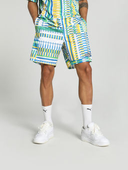 Puma - Fanwear Capsule Mens Green Shorts