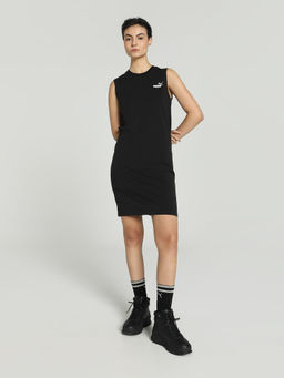Puma - Essentials+ Womens Black Mini Dress