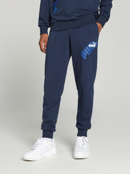 Puma - POWER Sweat Mens Navy Blue Joggers
