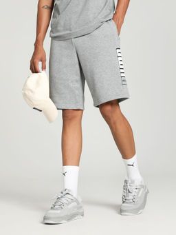 Puma - Essentials+ LOGO LAB Mens Grey Shorts