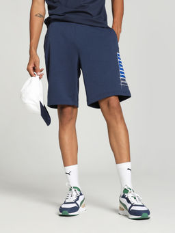 Puma - Essentials+ LOGO LAB Mens Blue Shorts