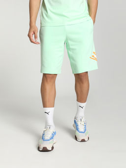Puma - Essentials+ LOGO LAB Graphic Mens Turquoise Shorts