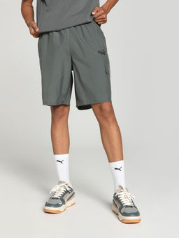 Puma - Essentials Woven Cargo Mens Grey Shorts