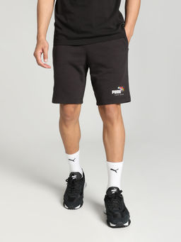 Puma - Essentials LOVE WINS Mens Black Shorts