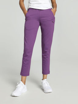 Puma - 7/8 Womens Purple Trackpant