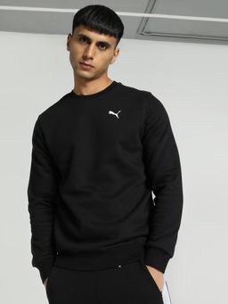 Puma - Crew FL Mens Black Sweatshirt
