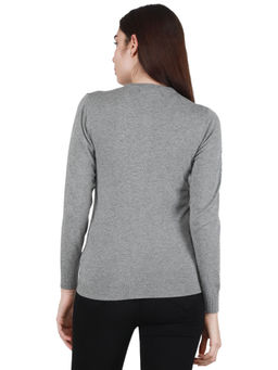 Monte Carlo - By Grey Solid Cardigan
