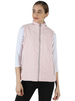 Monte Carlo - Pink Solid Jackets And Coats