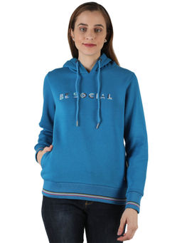 Monte Carlo - Blue Embroidered Sweatshirt