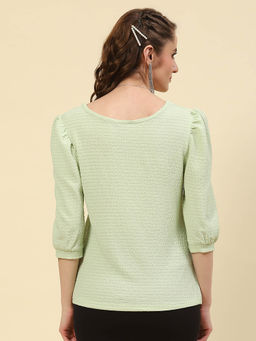 Monte Carlo - Green Print Tops