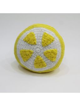 Woonie - Handmade Lemon Filled Cudde Cushion - Yellow