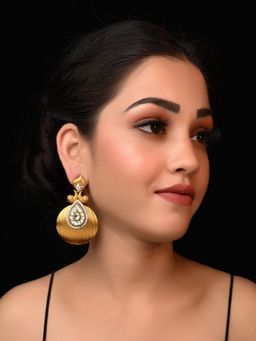 AG'S - Madiha Golden Antique Earrings