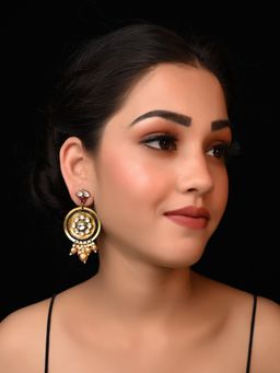 AG'S - Norika Paachi Kundan Earrings