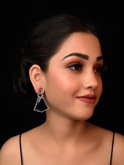 AG'S - Dishani Black Diamond Earrings