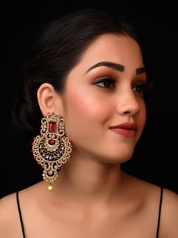 AG'S - Anjani Red Copper Earrings