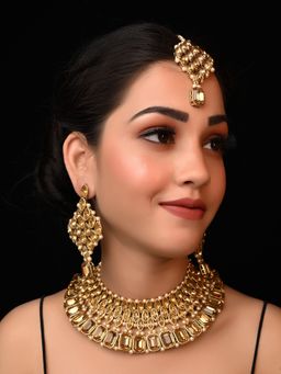 AG'S - Abhiruchi Copper Kundan Set