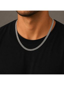 Salty Alpha - Silver Dual Core Necklace