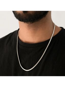 Salty Alpha - Silver Minimalist Glide Chain Necklace