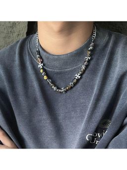 Salty Alpha - Multi-Colour Mirage Beaded Chain Necklace
