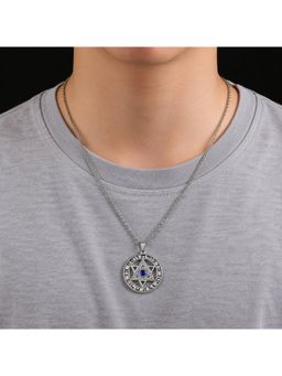 Salty Alpha - Silver Star Of David Pendant Necklace